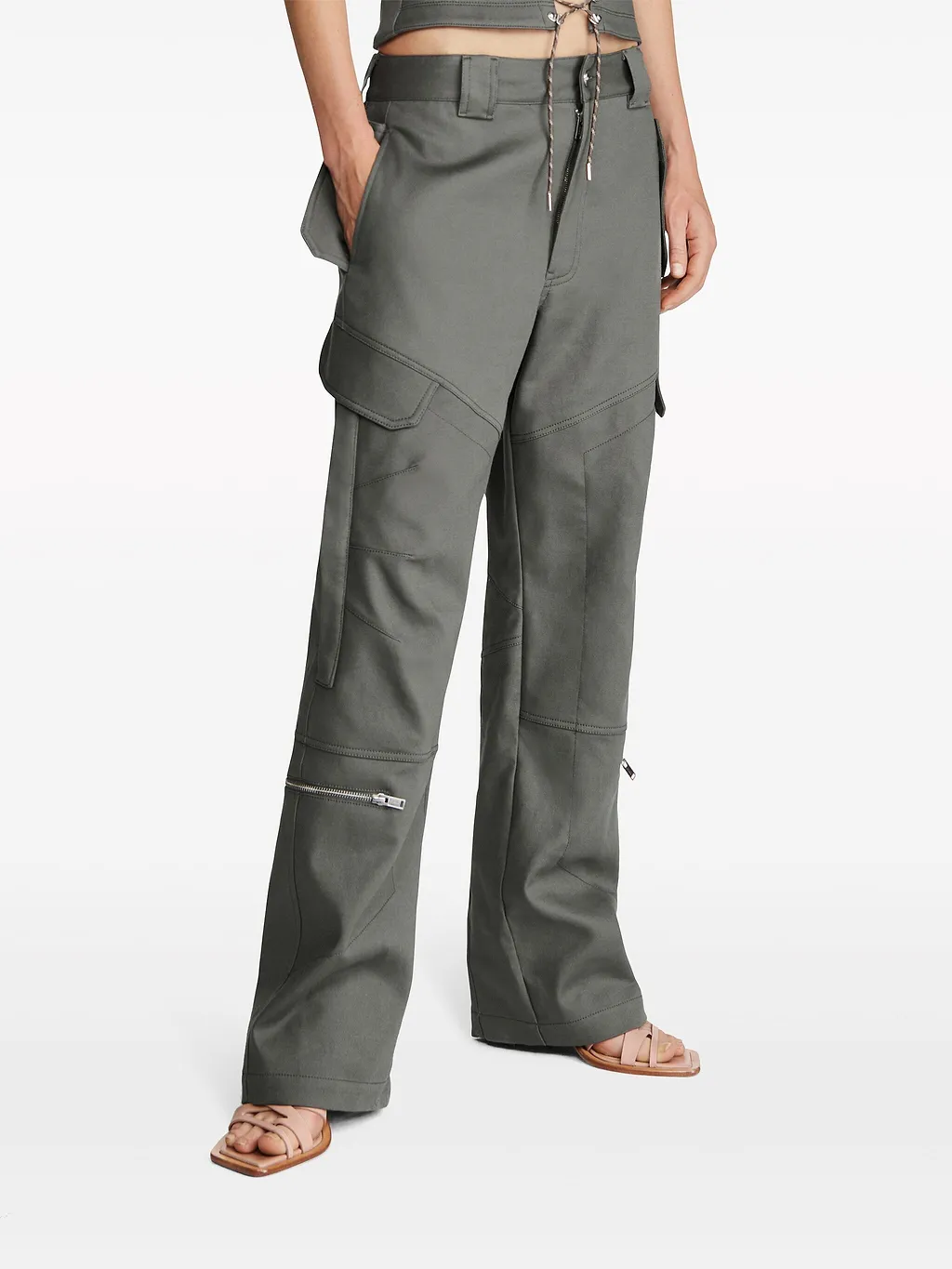 Tactical Straight-Leg Cargo Trousers