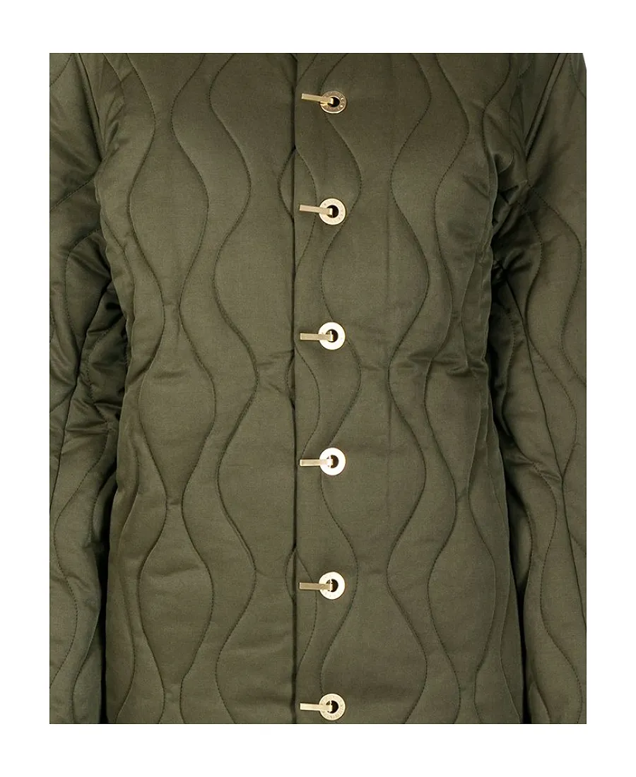 Wave-Quilted Liner Coat