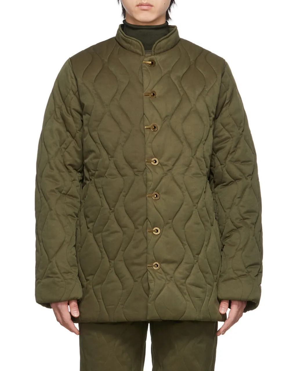 Wave-Quilted Liner Coat