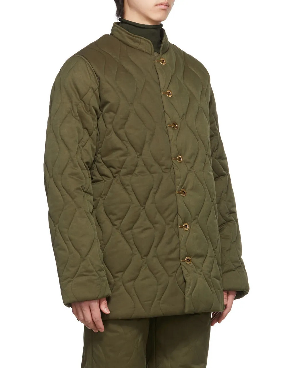 Wave-Quilted Liner Coat