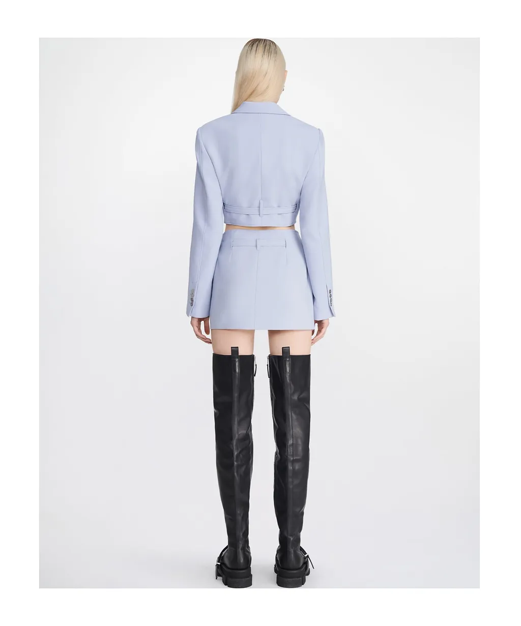 Wool Belt Loop Skirt