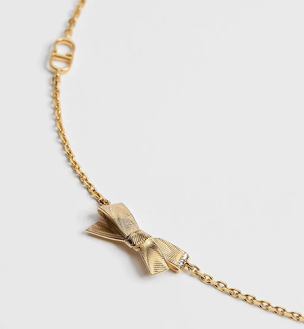 Dior Bow Pendant Necklace