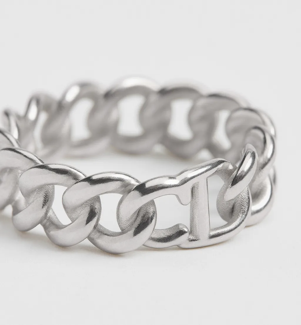 Cd Icon Chain Link Ring