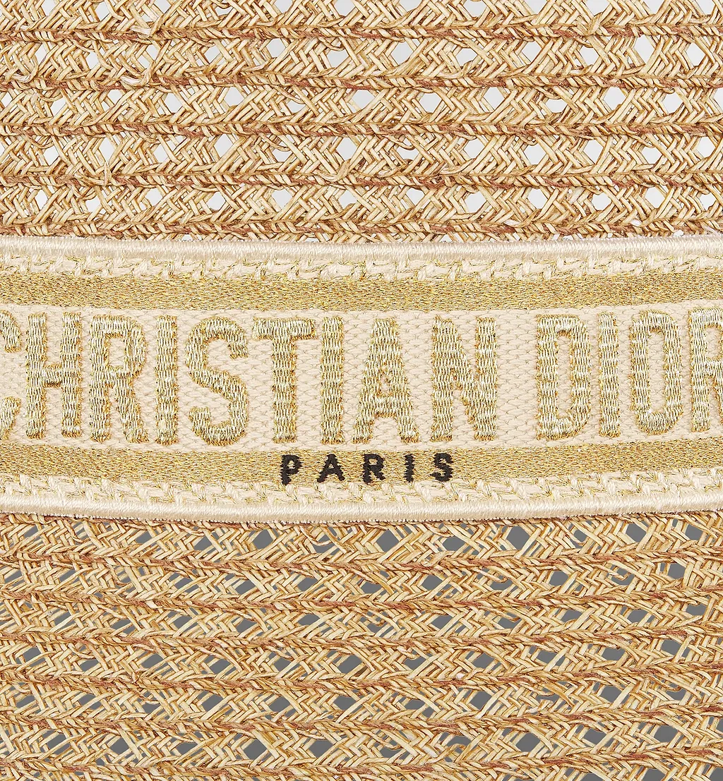 Dior Logo Band Wide-Brim Hat