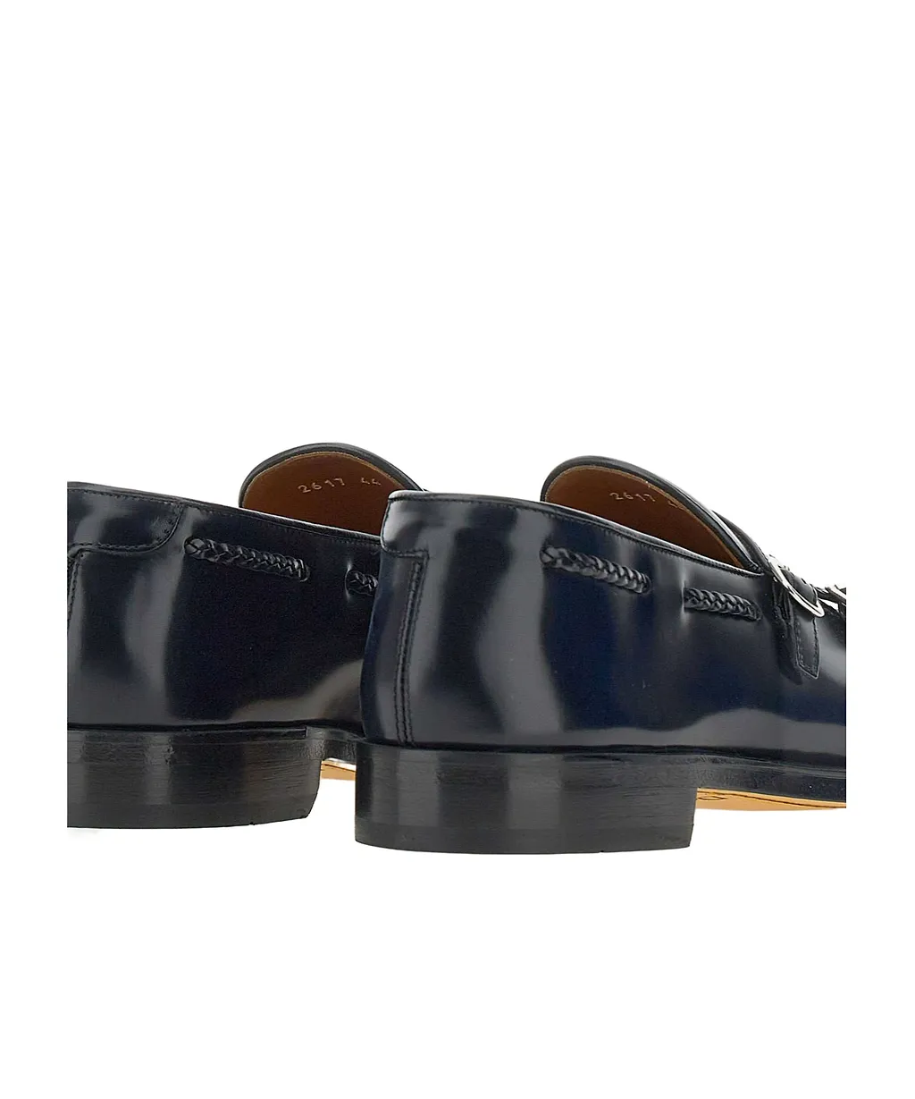 Doucal's Double Buckle Flat Shoes