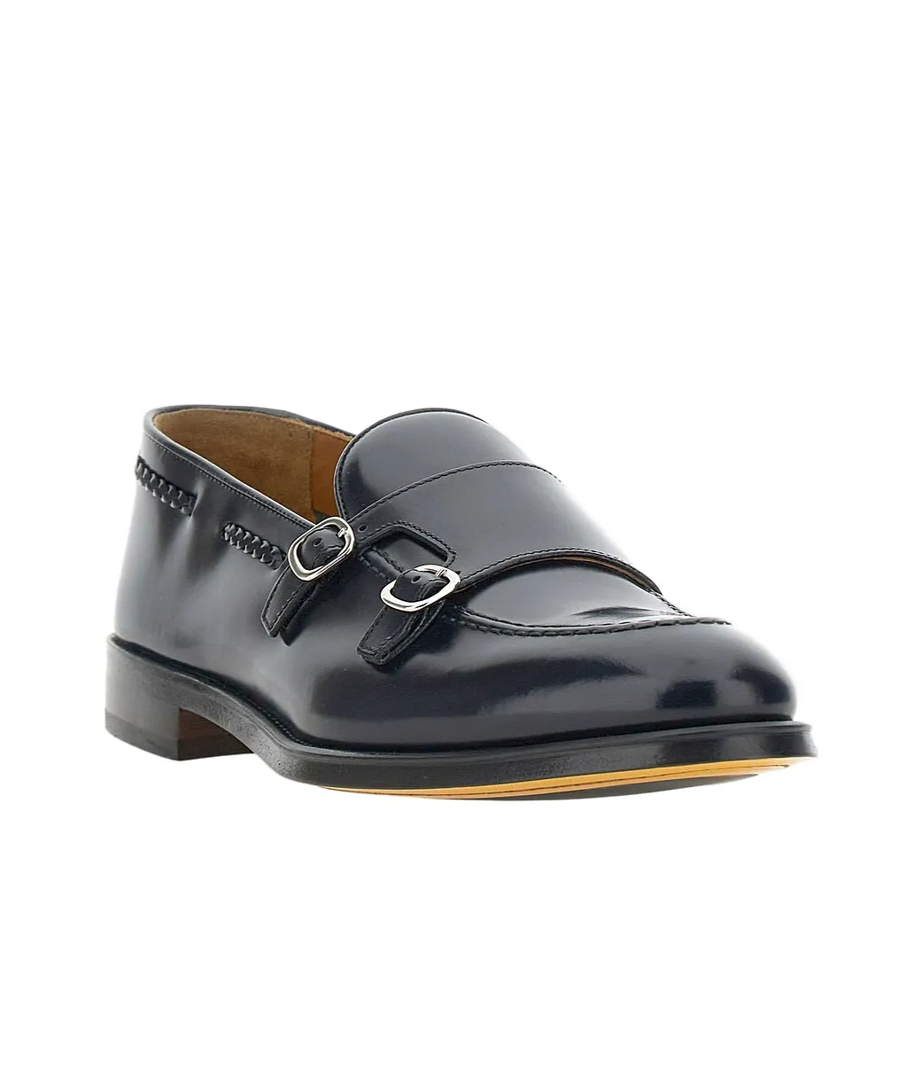 Doucal's Double Buckle Flat Shoes