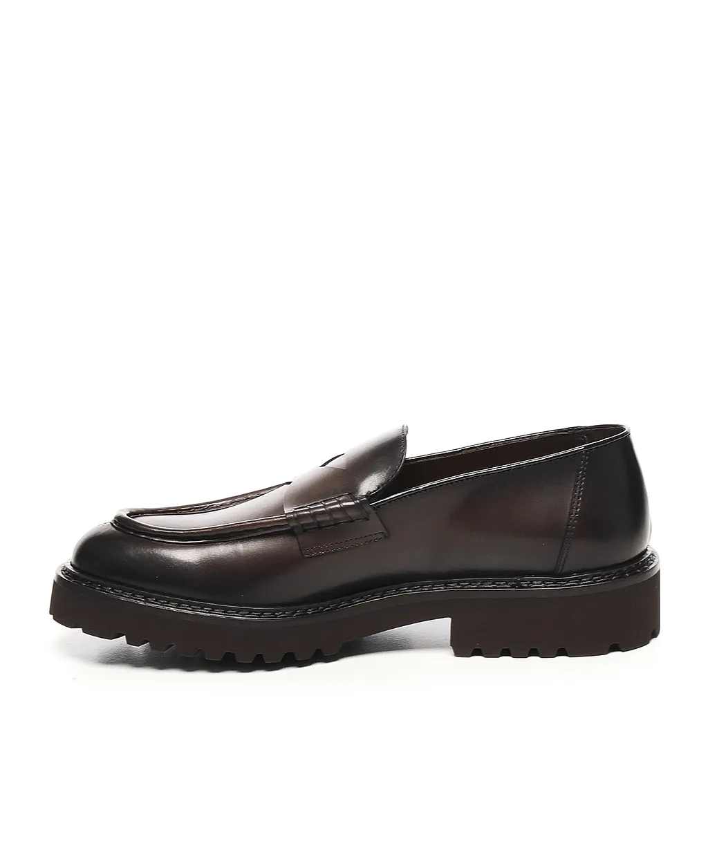 Doucal's Penny Slit Loafers