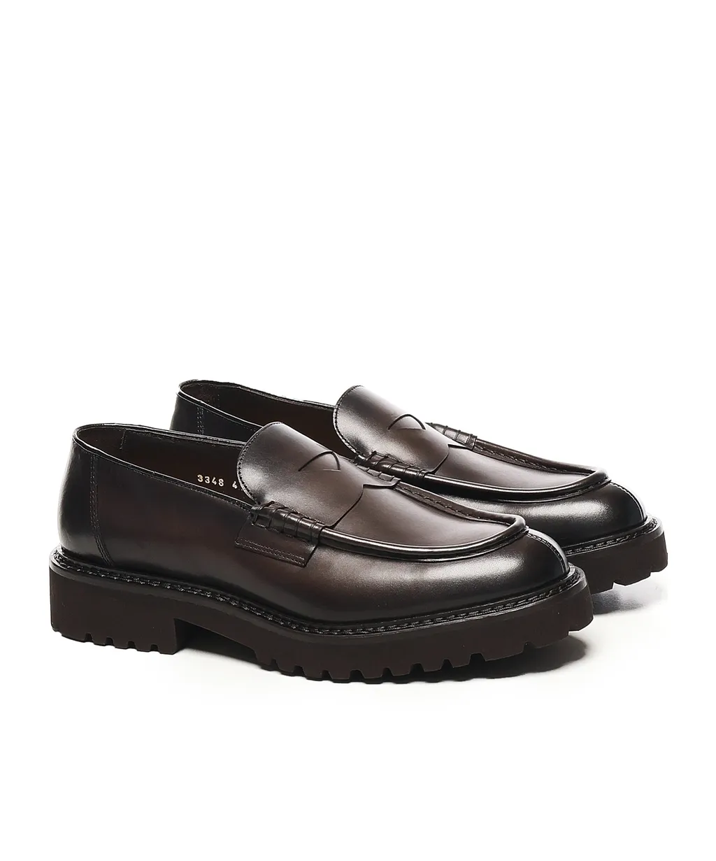 Doucal's Penny Slit Loafers