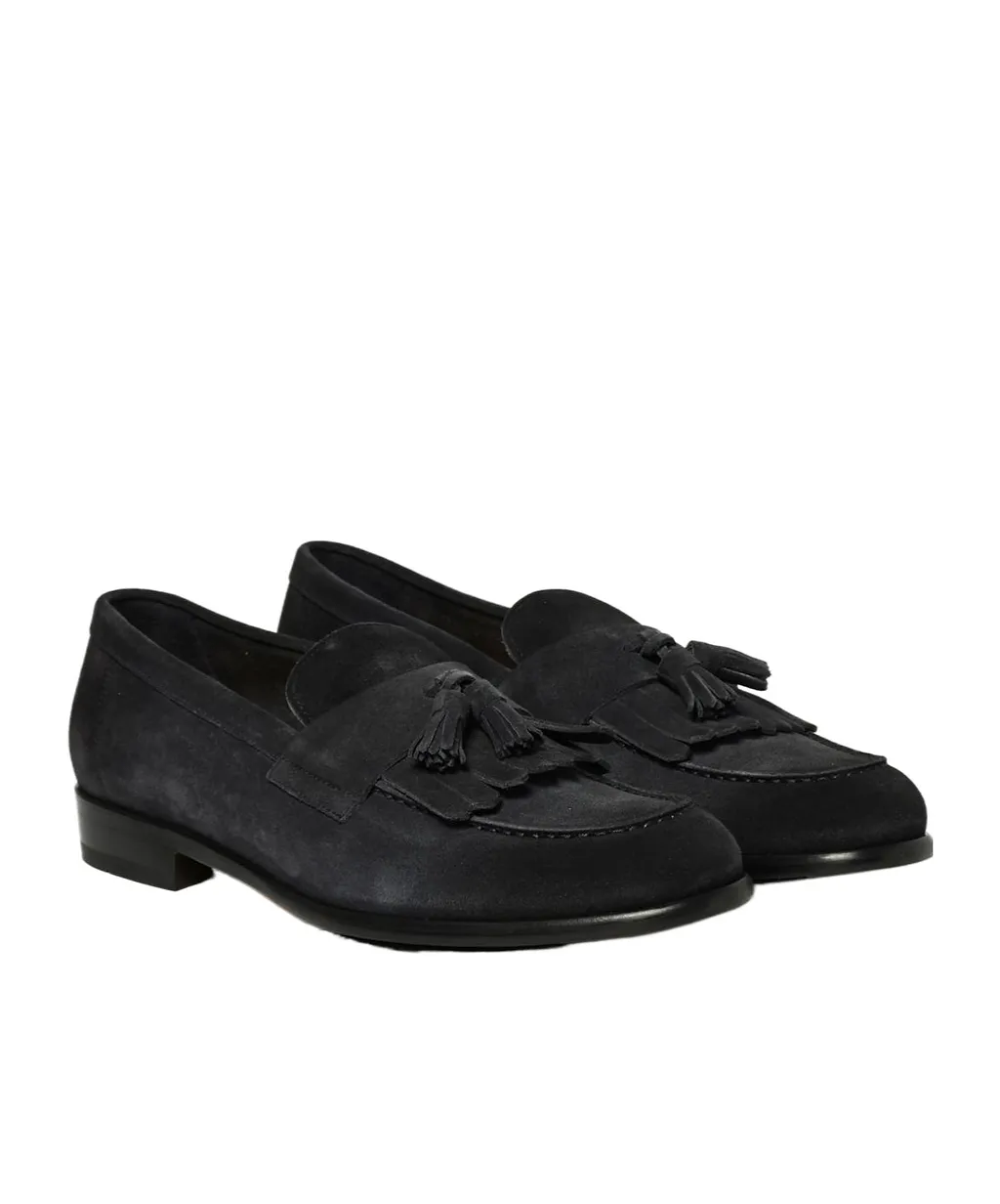 Doucal's Tassel Detailed Fringed Loafers