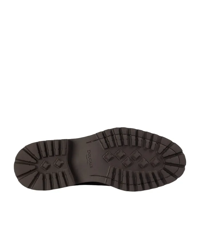 Doucal's Round Toe Lace-Up Shoes