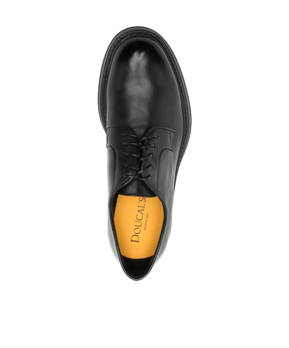 Doucal's Round Toe Derby Shoes