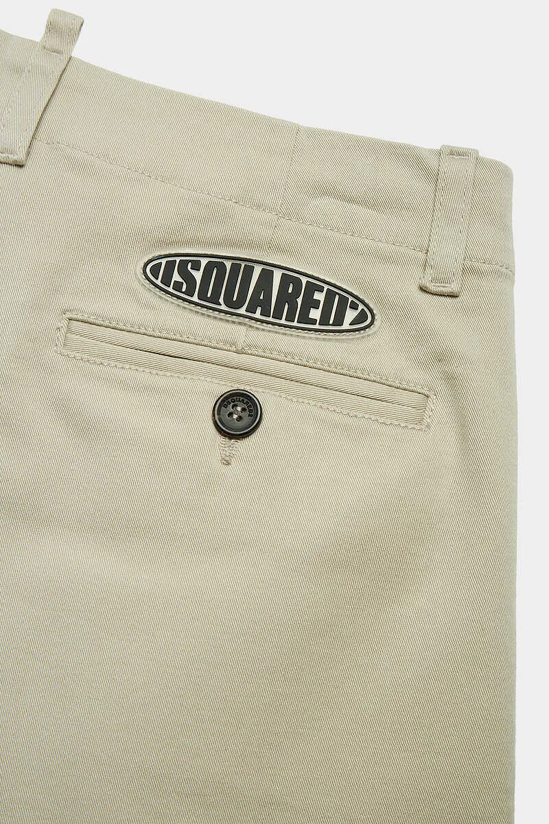 Dsquared2 Kids Button Detailed Logo Patch Shorts