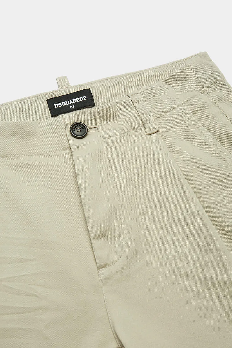 Dsquared2 Kids Button Detailed Logo Patch Shorts