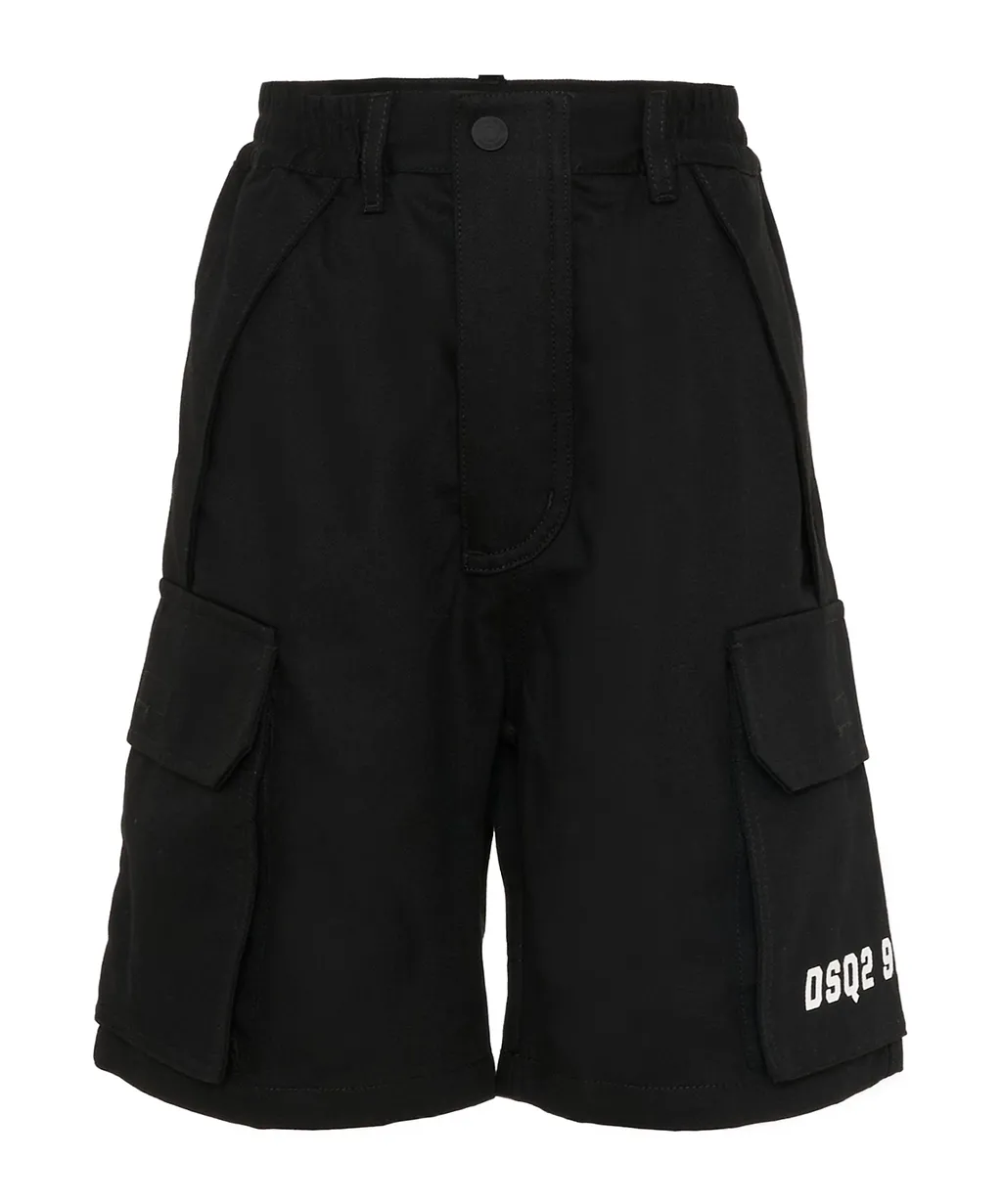 Dsquared2 Kids Logo Printed Cargo Shorts