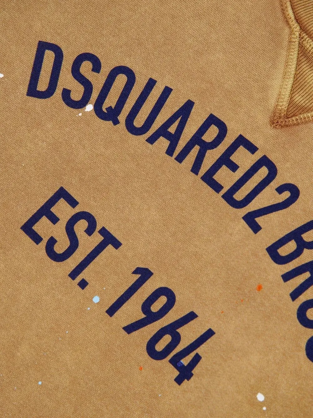 Dsquared2 Kids Logo Printed Paint Splatter Sweatshirt