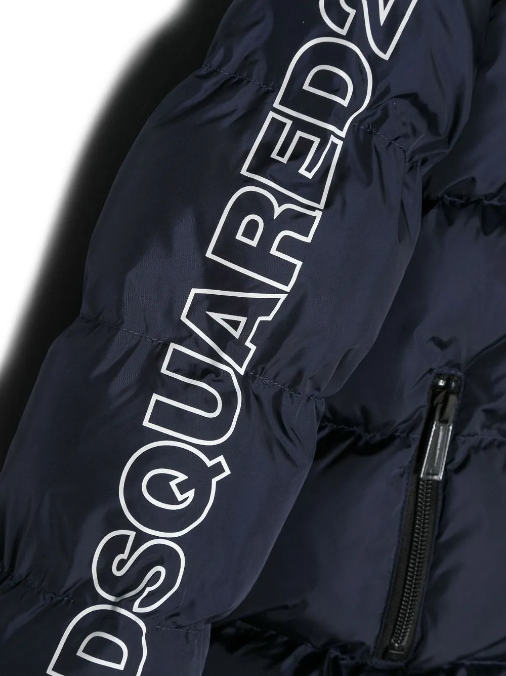 Dsquared2 Kids Logo Printed Hooded Jacket