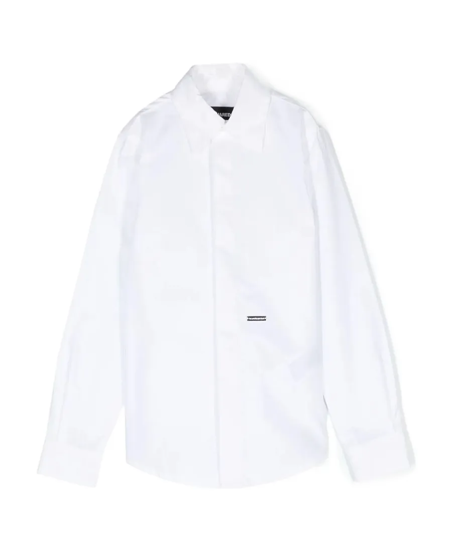 Dsquared2 Kids Plain Button-Up Shirt