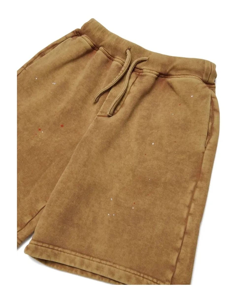 Dsquared2 Kids Sprayed Effect Drawstring Shorts