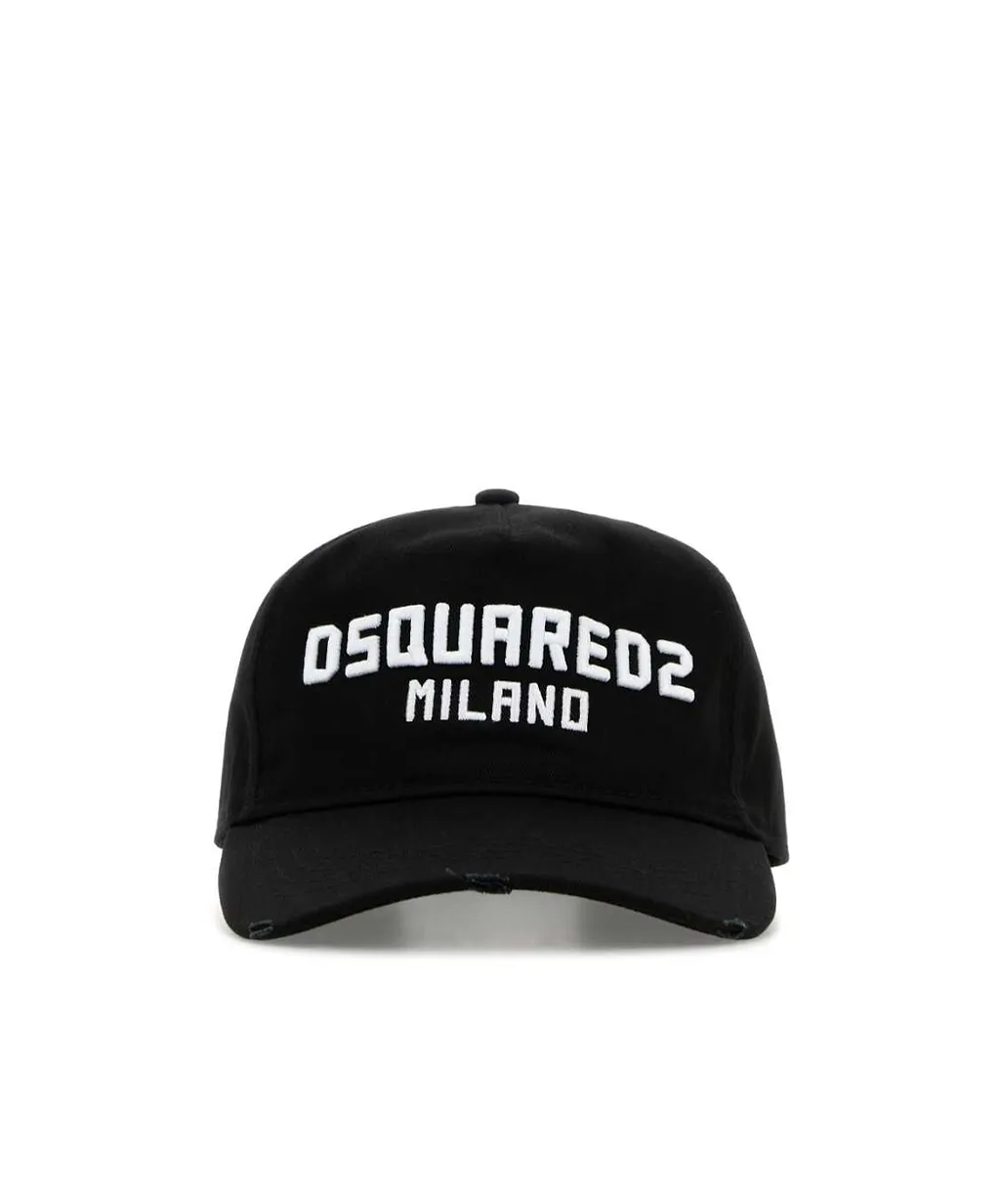 Dsquared2 Logo Embroidered Baseball Cap