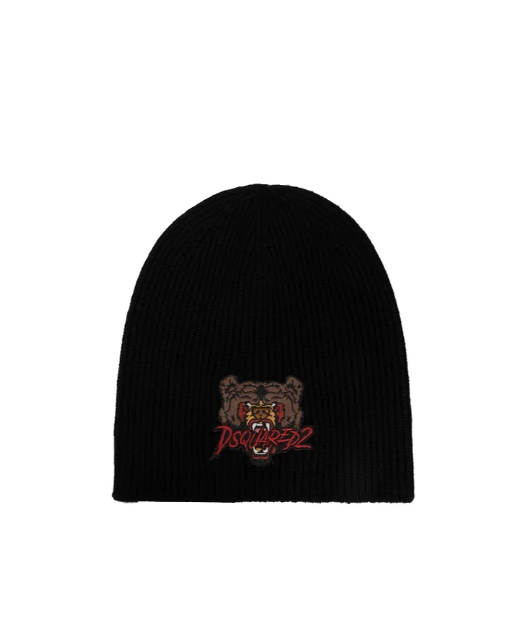 Dsquared2 Logo-Embroidered Beanie