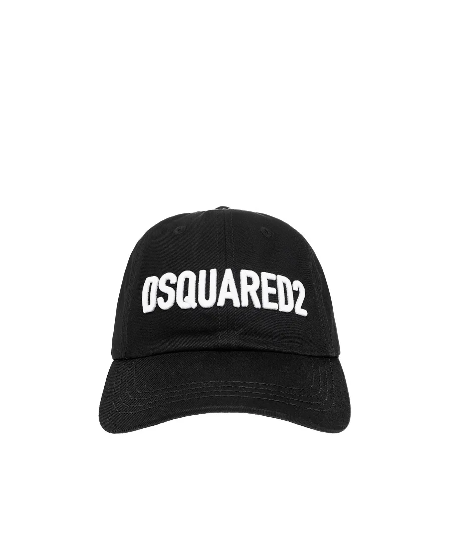 Dsquared2 Logo Embroidered Curved Peak Cap