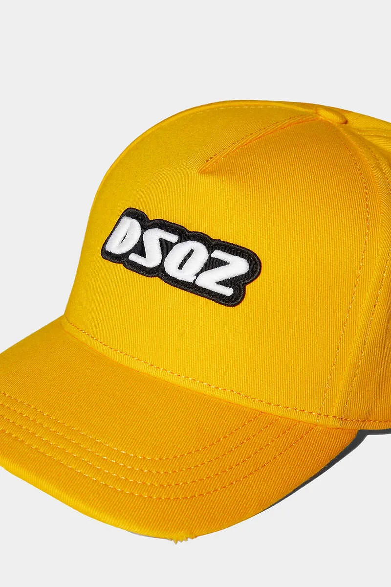 Dsquared2 Logo-Embroidered Distressed Baseball Cap