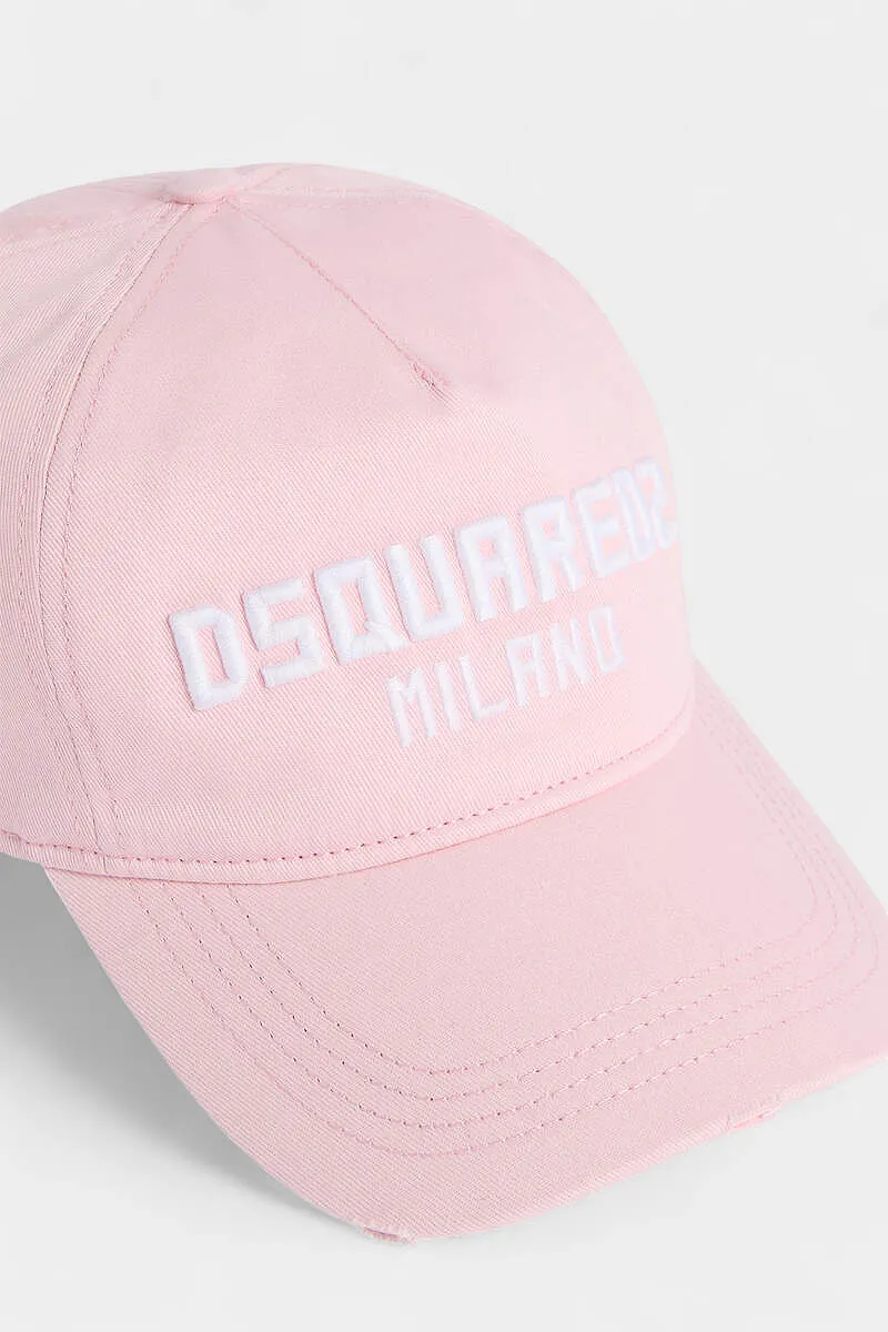 Dsquared2 Logo Lettering Distressed Baseball Cap