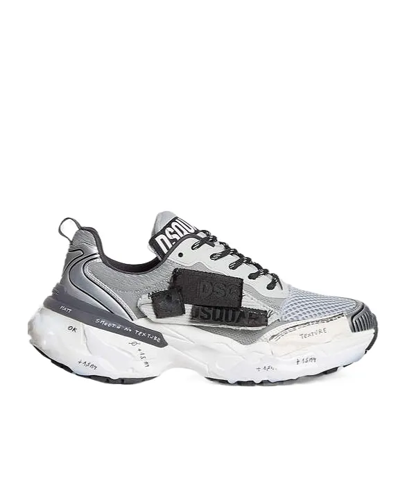 Dsquared2 Logo-Patch Lace-Up Sneakers