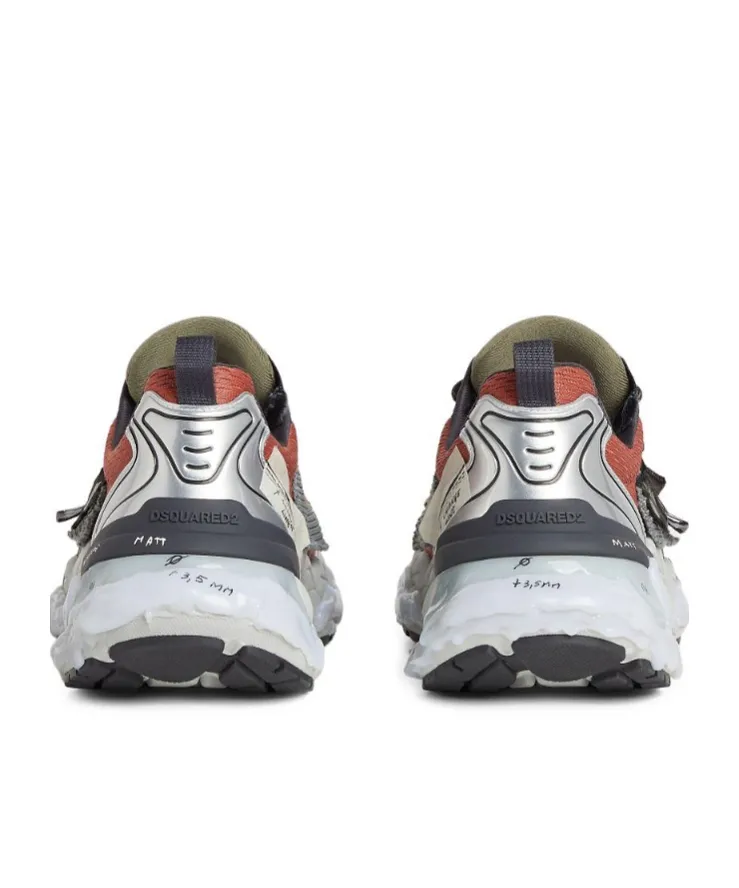 Dsquared2 Logo-Patch Lace-Up Sneakers