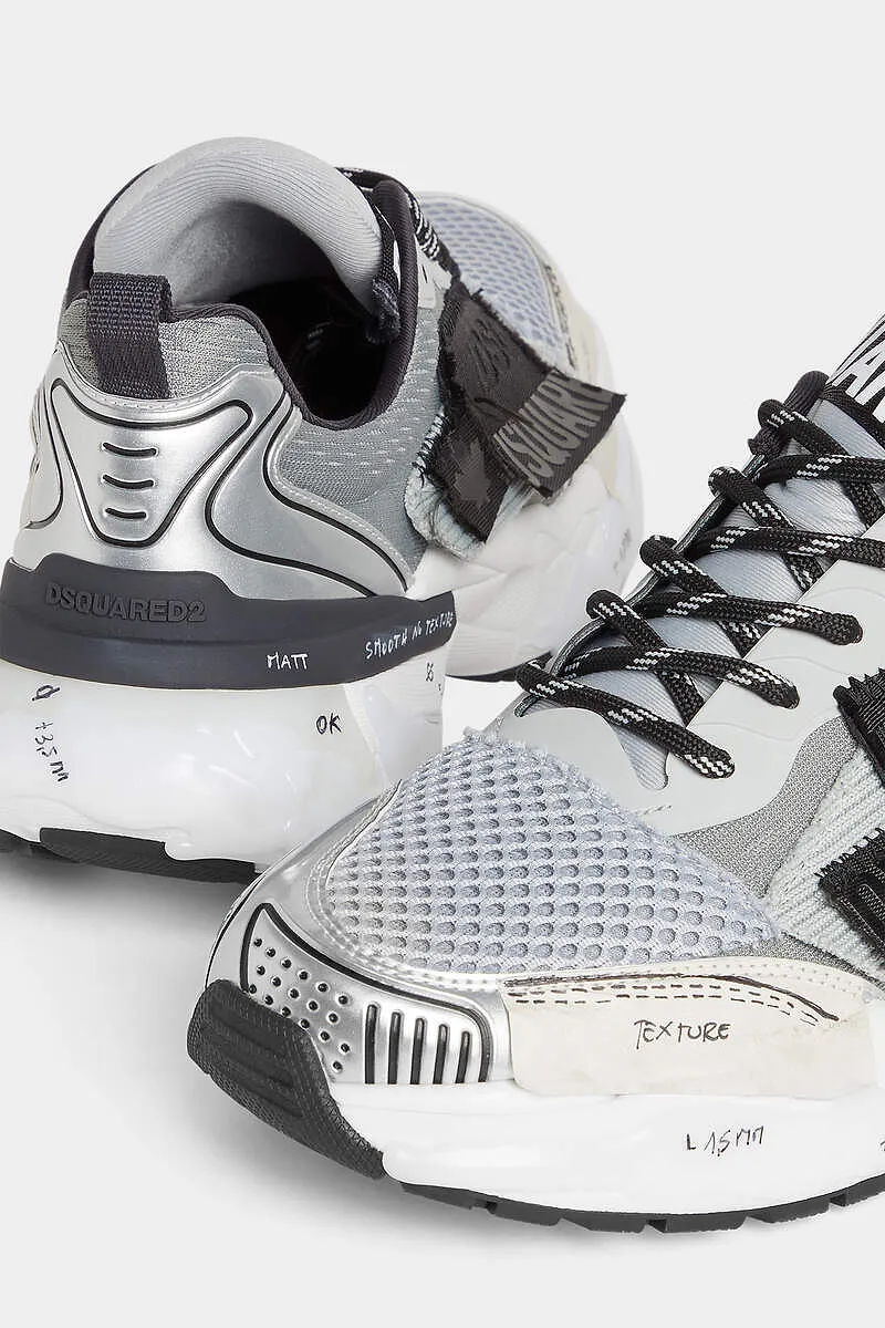 Dsquared2 Logo-Patch Lace-Up Sneakers