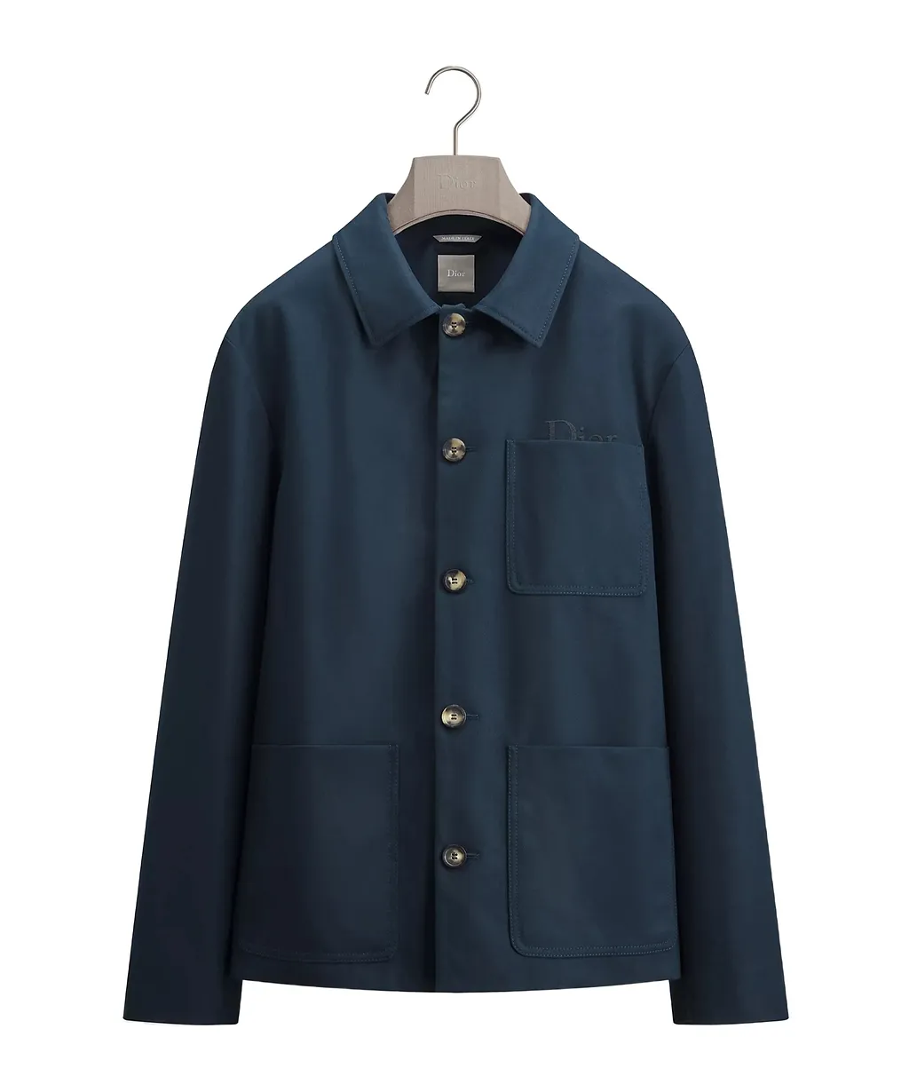 Dior Homme Logo Embroidered Work Jacket