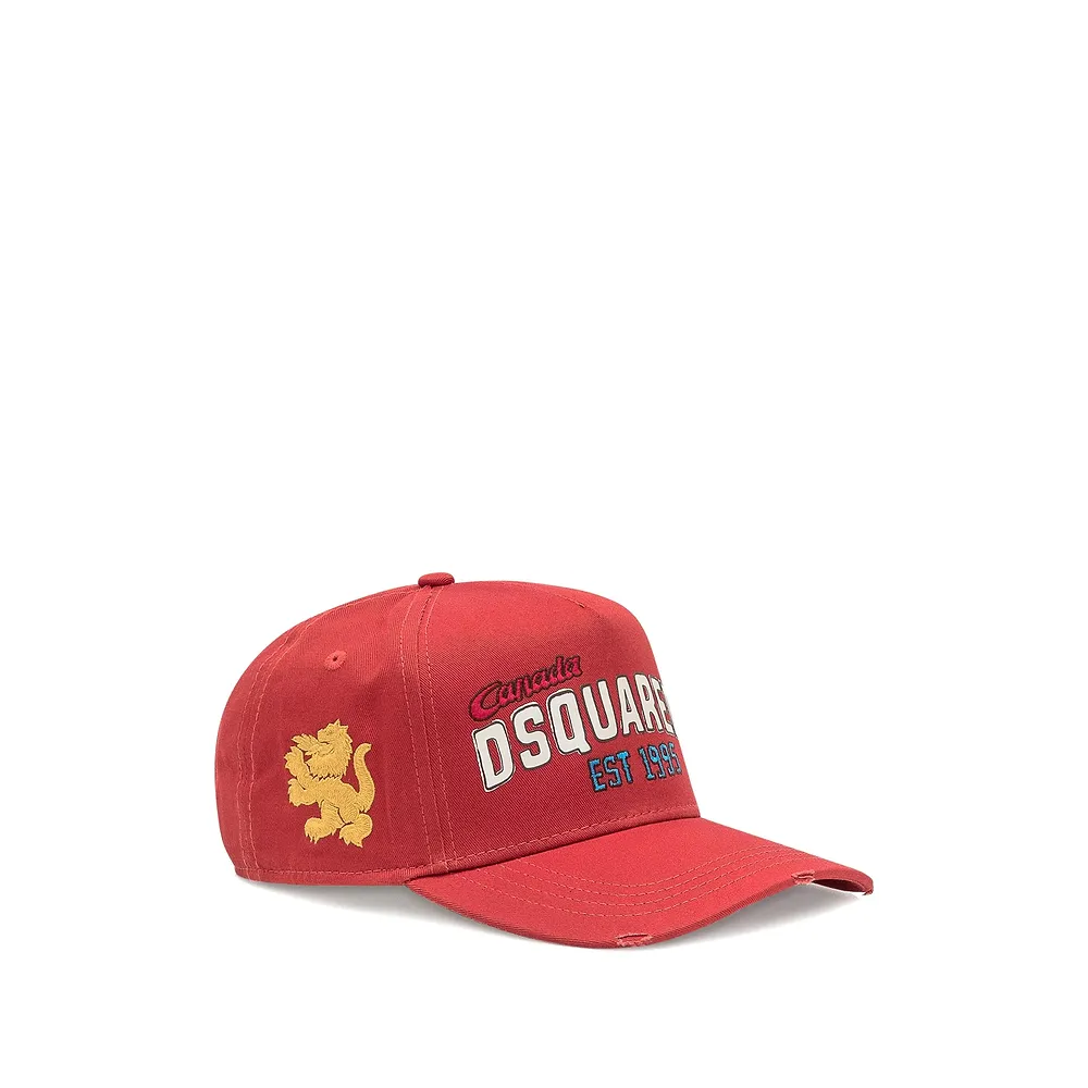 Dsquared2 Logo Printed Baseball Cap