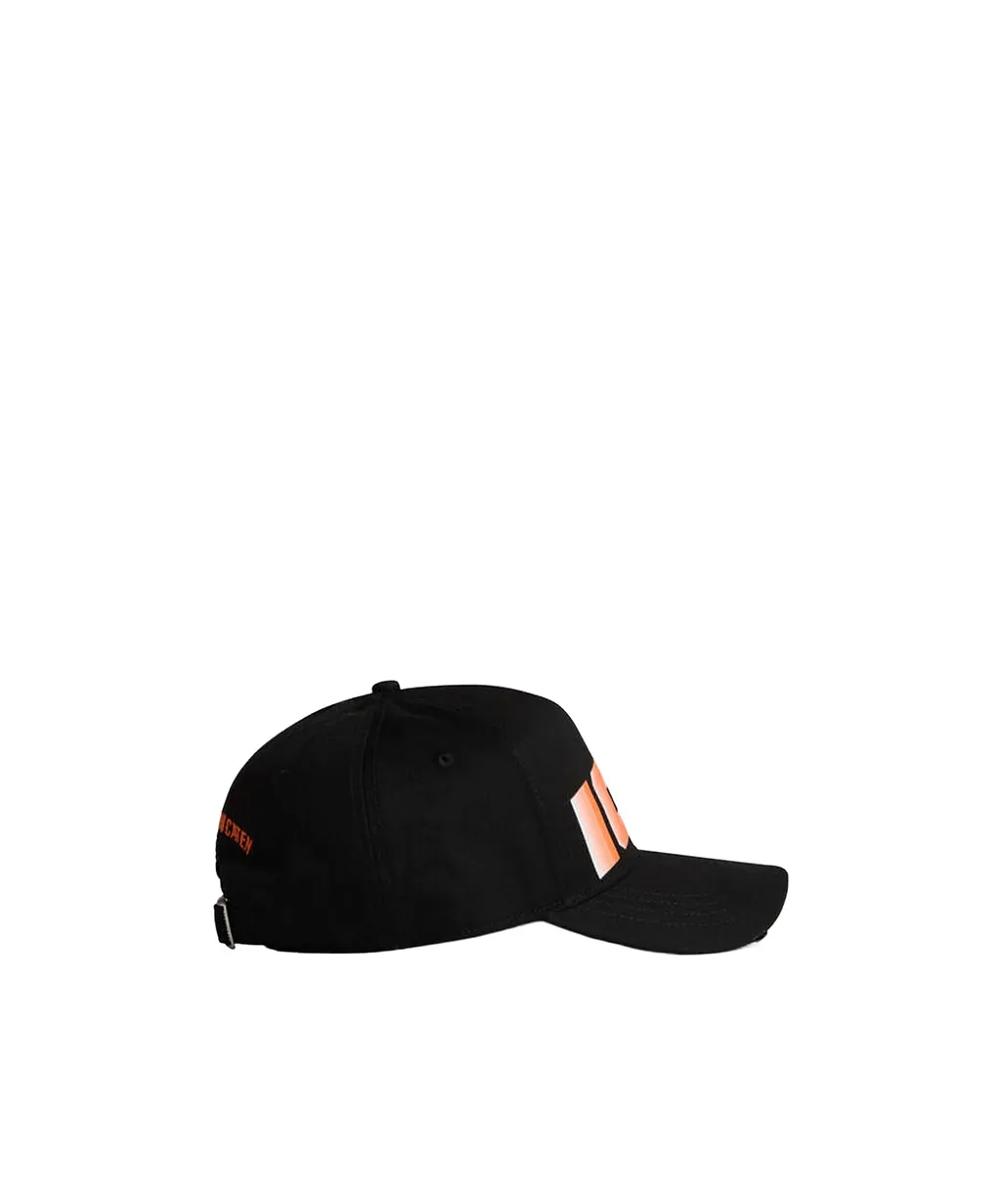 Dsquared2 Logo Printed Curved Peak Baseball Cap