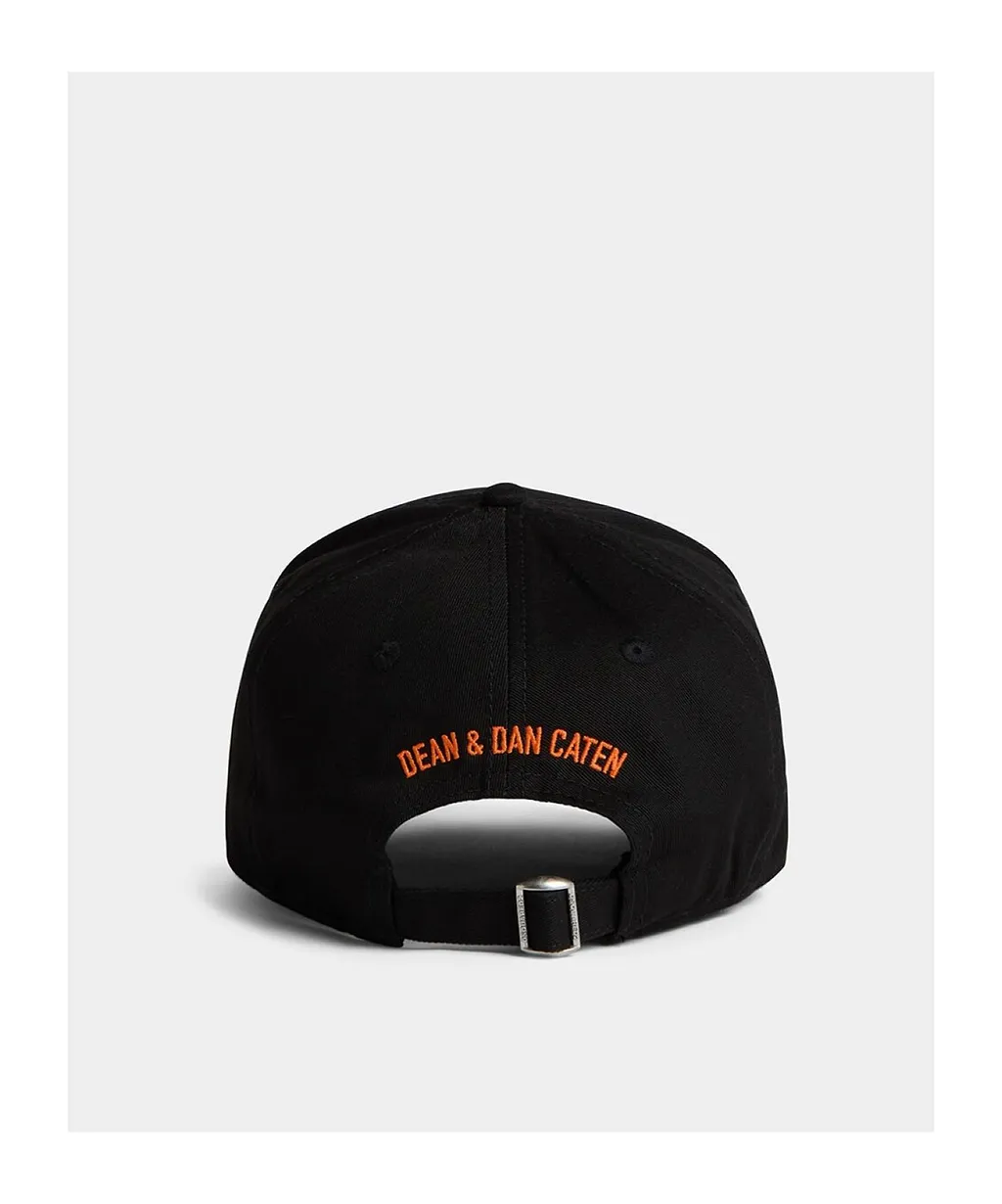 Dsquared2 Logo Printed Curved Peak Baseball Cap