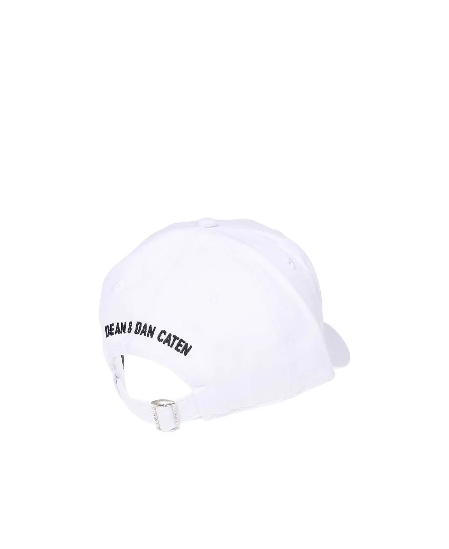 Dsquared2 Logo Printed Curved Peak Cap