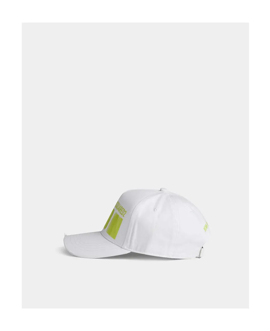 Dsquared2 Logo Printed Curved Peak Baseball Cap