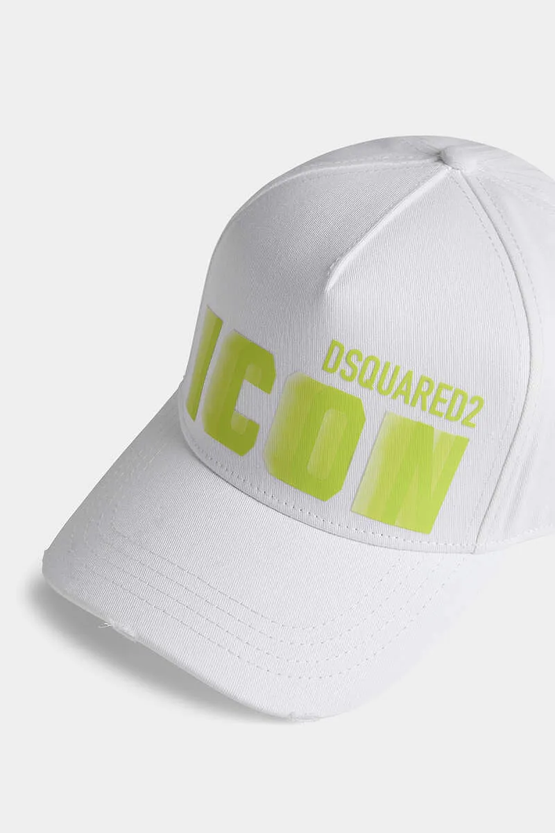 Dsquared2 Logo Printed Curved Peak Baseball Cap