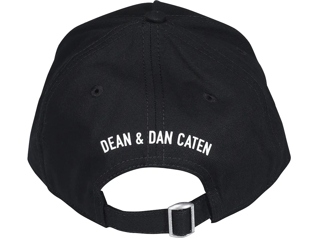 Dsquared2 Logo Printed Distressed Baseball Cap