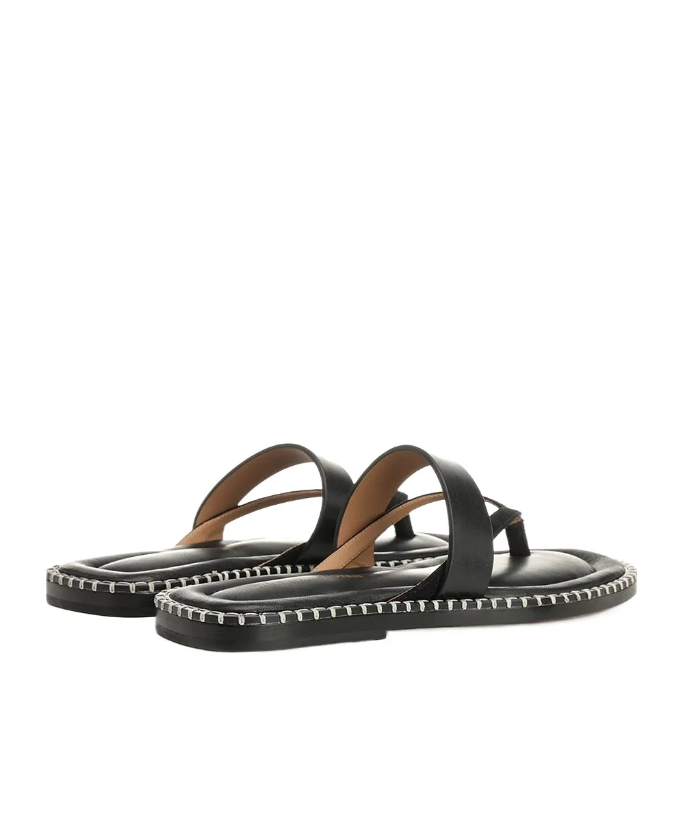 Dries Van Noten Contrast-Stitch Flip-Flops