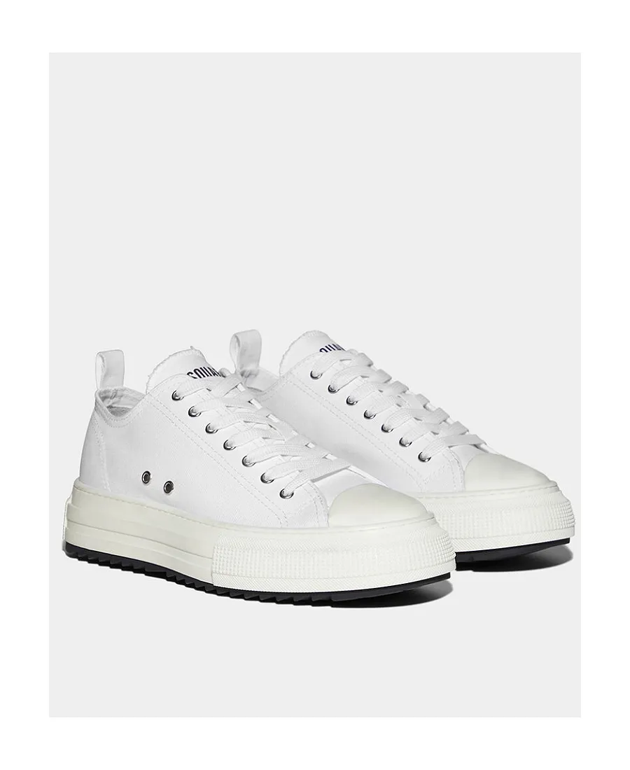Dsquared2 Round Toe Lace-Up Sneakers