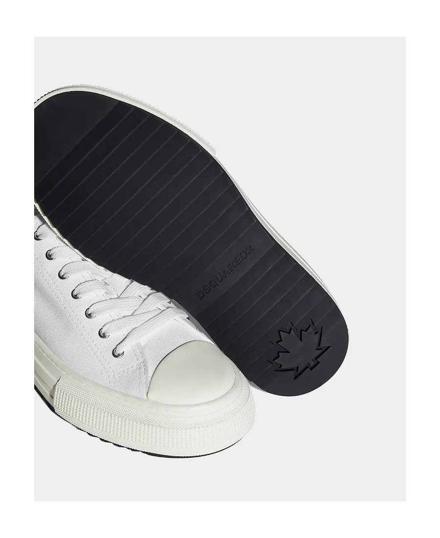Dsquared2 Round Toe Lace-Up Sneakers