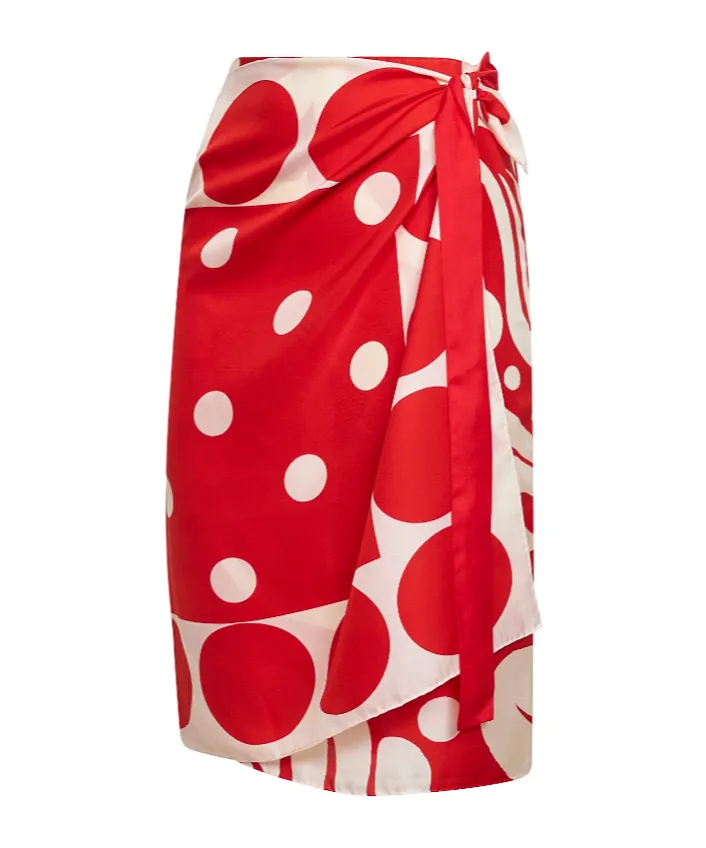 Dries Van Noten Long Wrap Scarf-Skirt