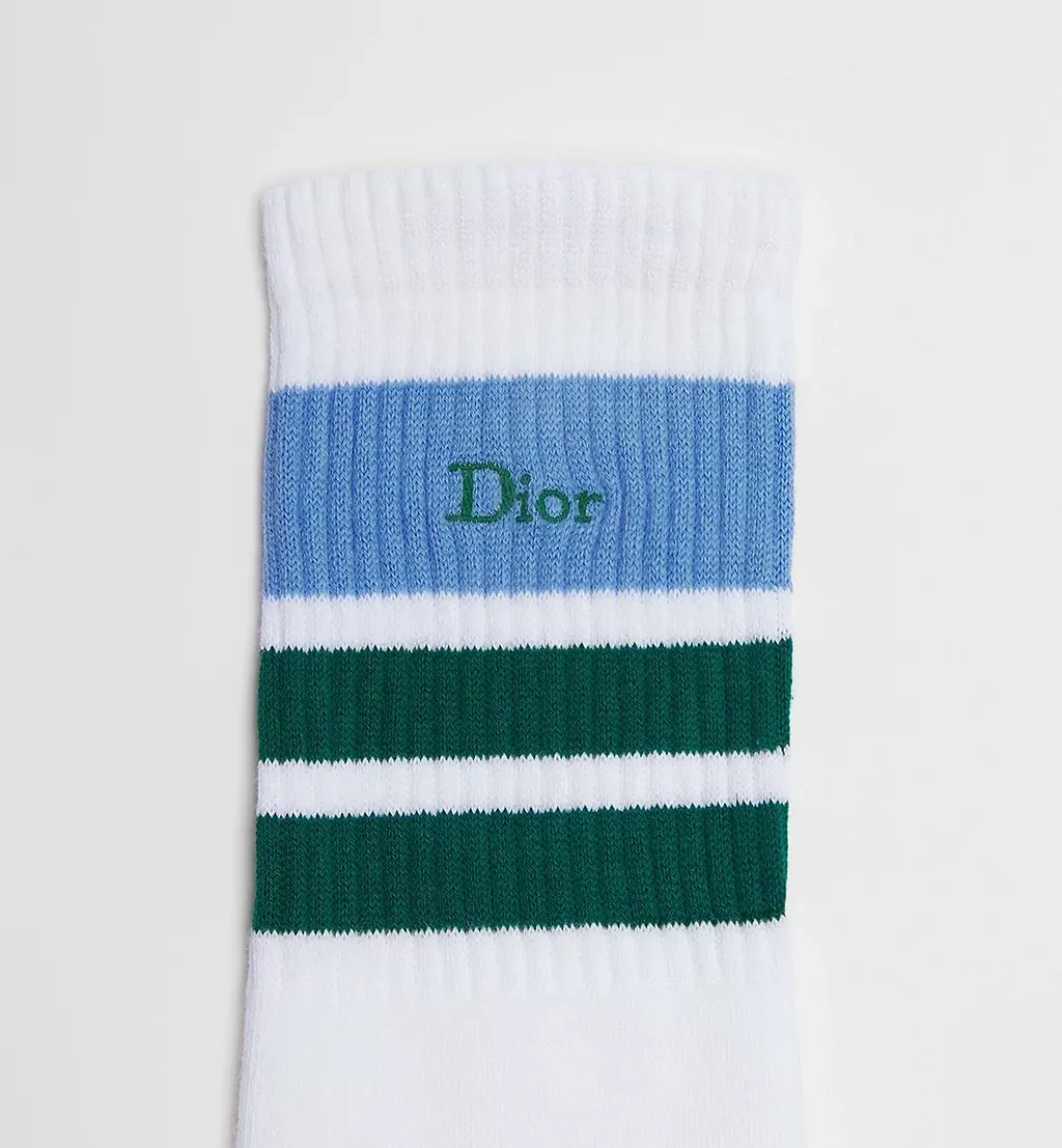 Dior Homme Three-Tone Striped Socks