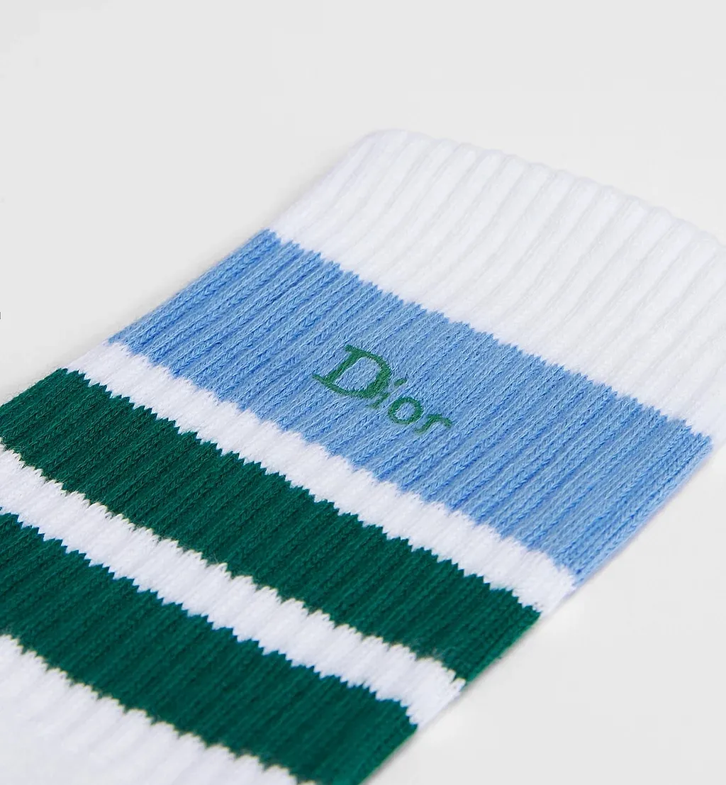 Dior Homme Three-Tone Striped Socks