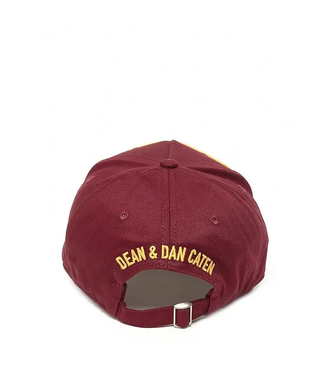 Dsquared2 Logo Embroidered Distressed Cap