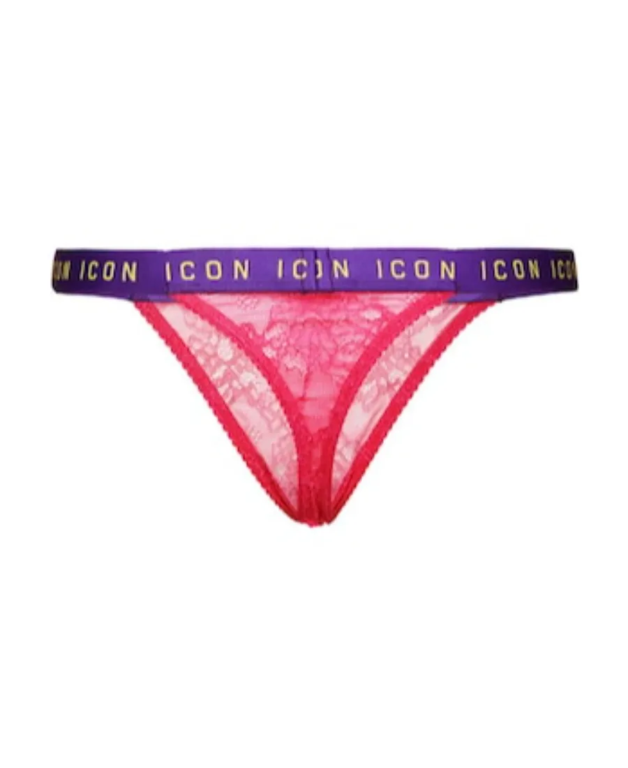 Logo Lace Thongs