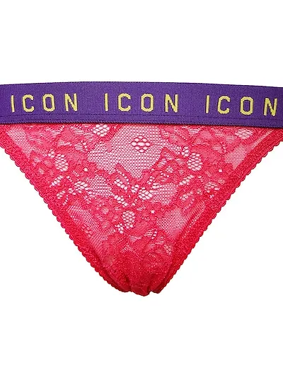 Logo Lace Thongs