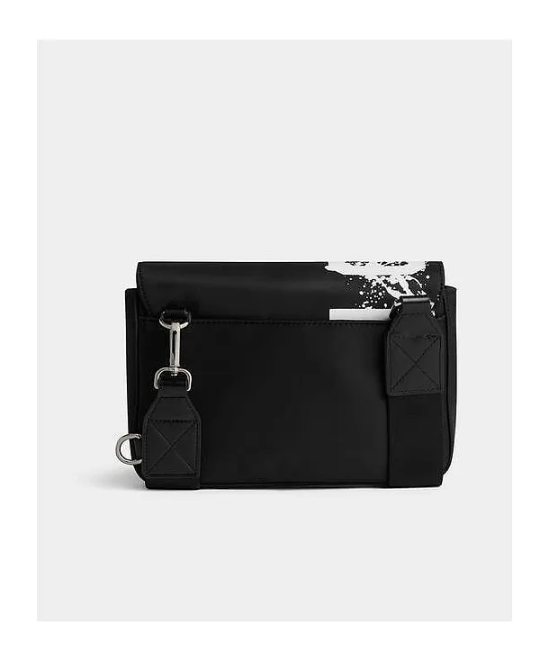Logo-Print Messenger Bag
