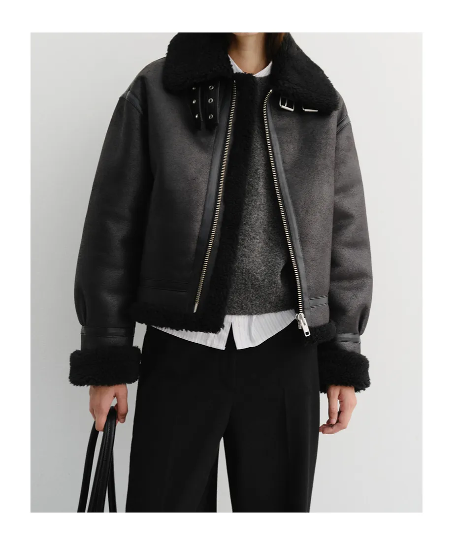 Dunst Faux Fur Trimmed Jacket