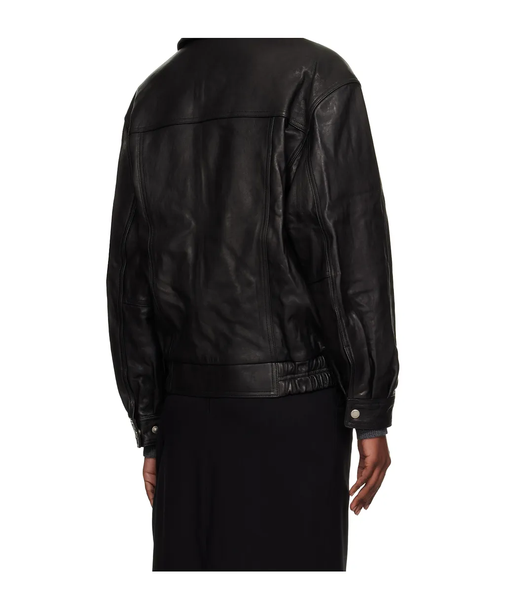Dunst Distressed Leather Jacket